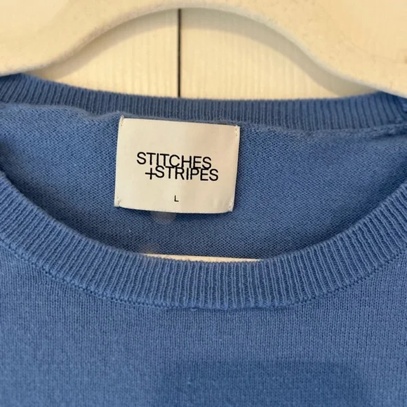Stitches + Stripes short sleeve crew neck - Picture 2 of 5